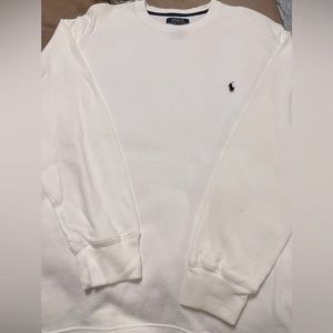White Polo Thermal Shirt